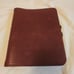Roterfaden Taschenbegleiter WK_12 - A5 - Dark Brown Leather