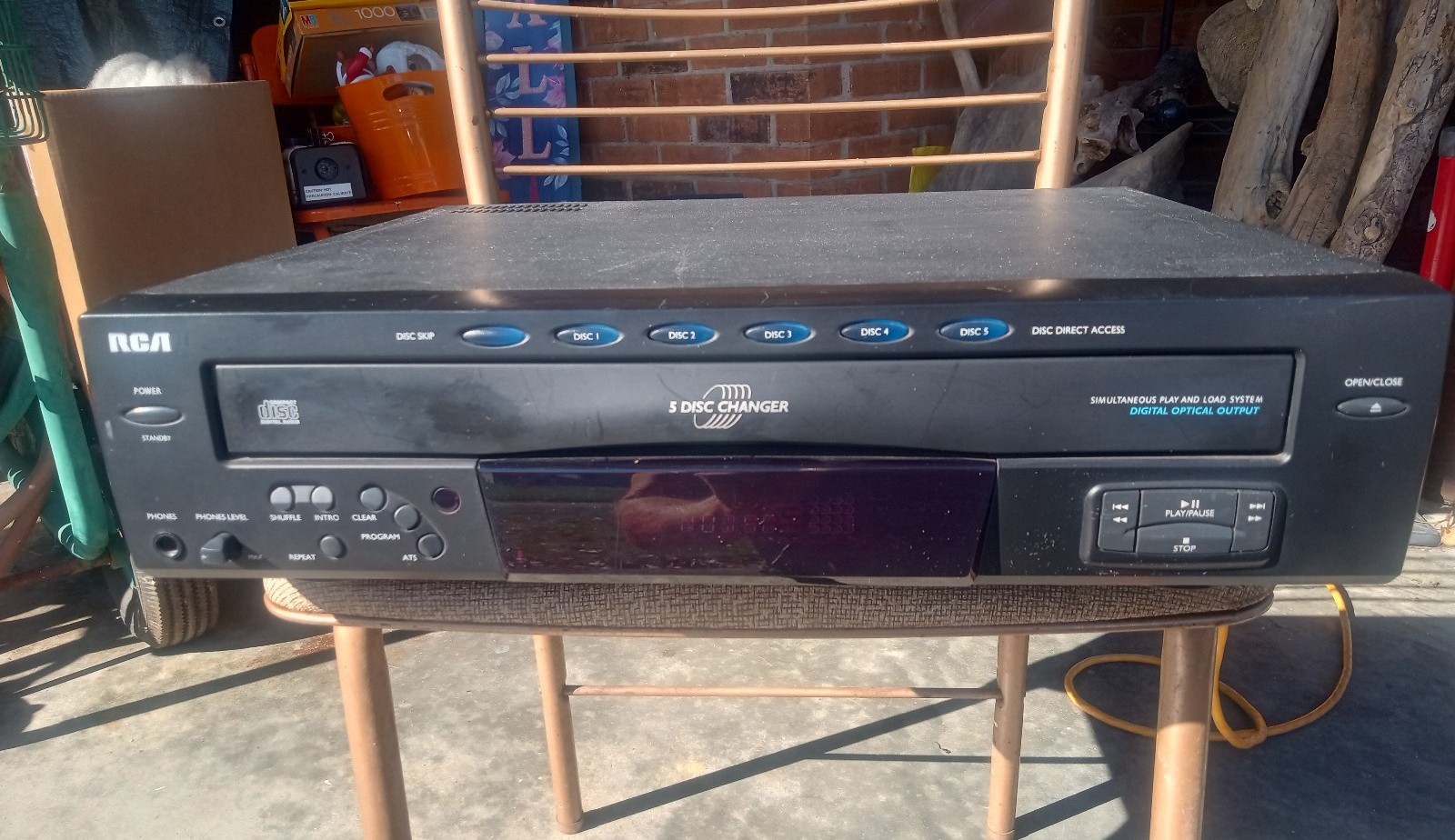 RCA RP-8070D CD Changer 5 Compact Disc Player HiFi Stereo Optical Carousel audio