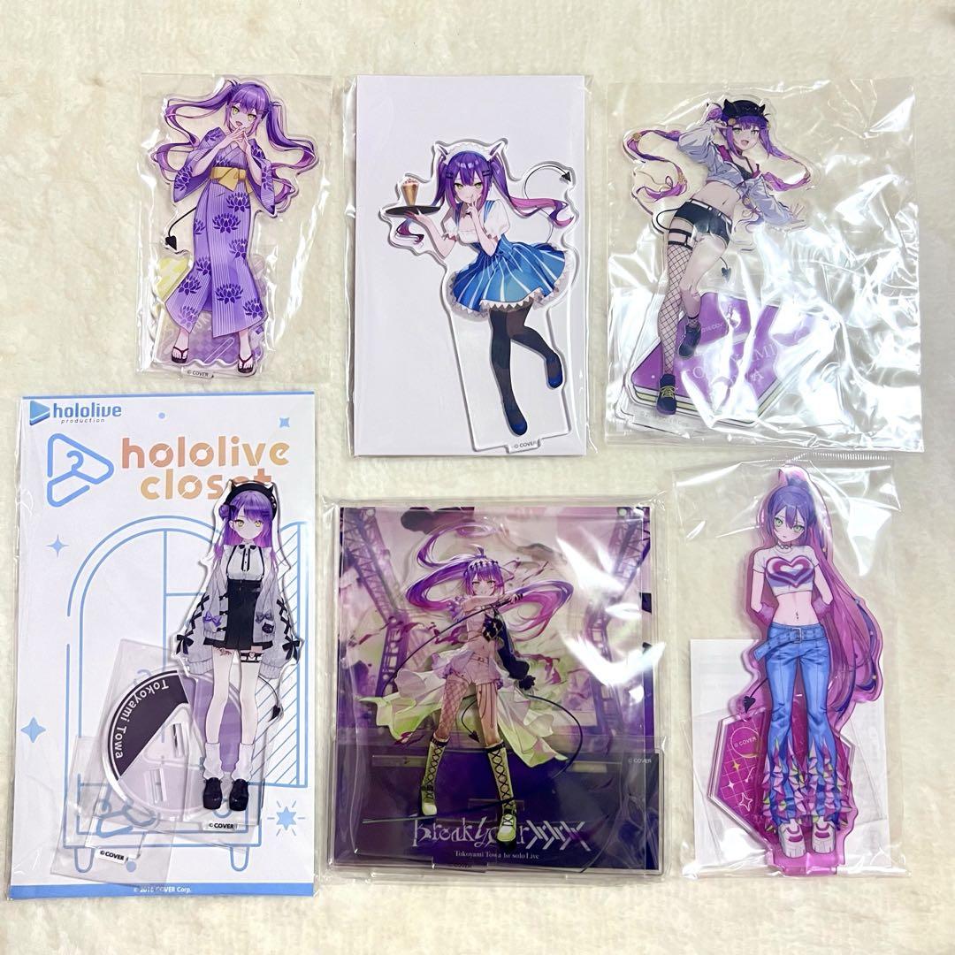 Hololive Tokoyami Towa Acrylic Stand 6 pieces