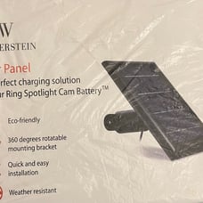 Solar panel for Ring camera batteries