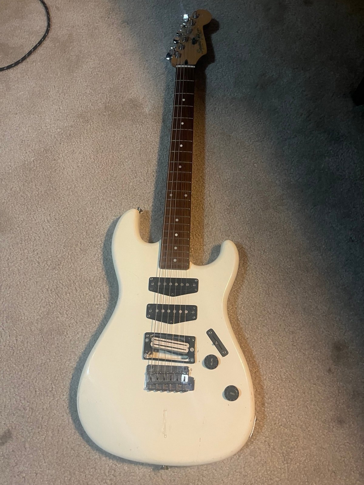 Vintage, 1987 Fender Contemporary Bullet HST (Ivory) - Squier Bullet - Limited