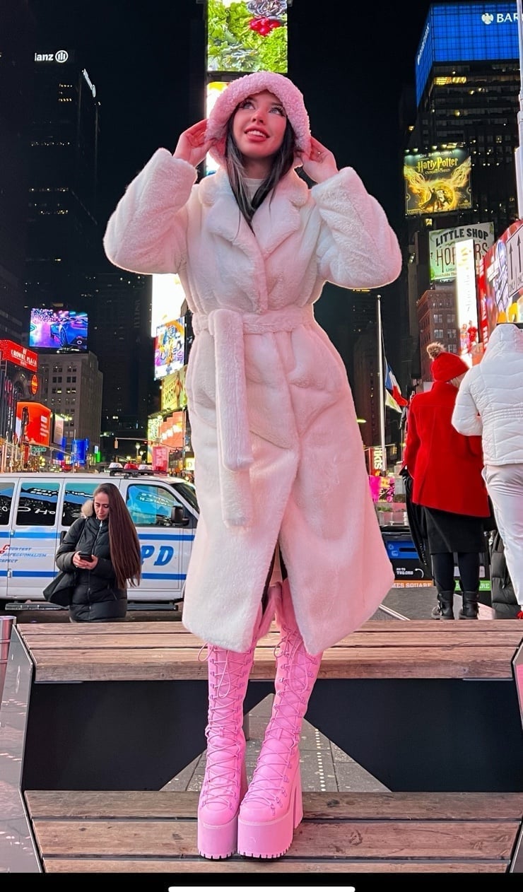 Furry coat Zara Burning man