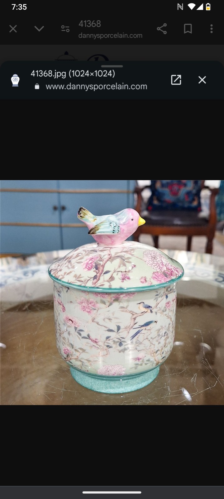 Vintage Style Porcelain Soy Wax Candle Box-6 H
