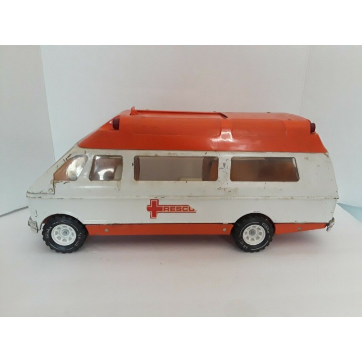 Vintage 1970's Tonka Rescue Ambulance Van