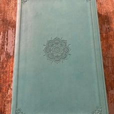 Turquoise Leather Holy Bible. English Standard Version. Old and New Testaments.