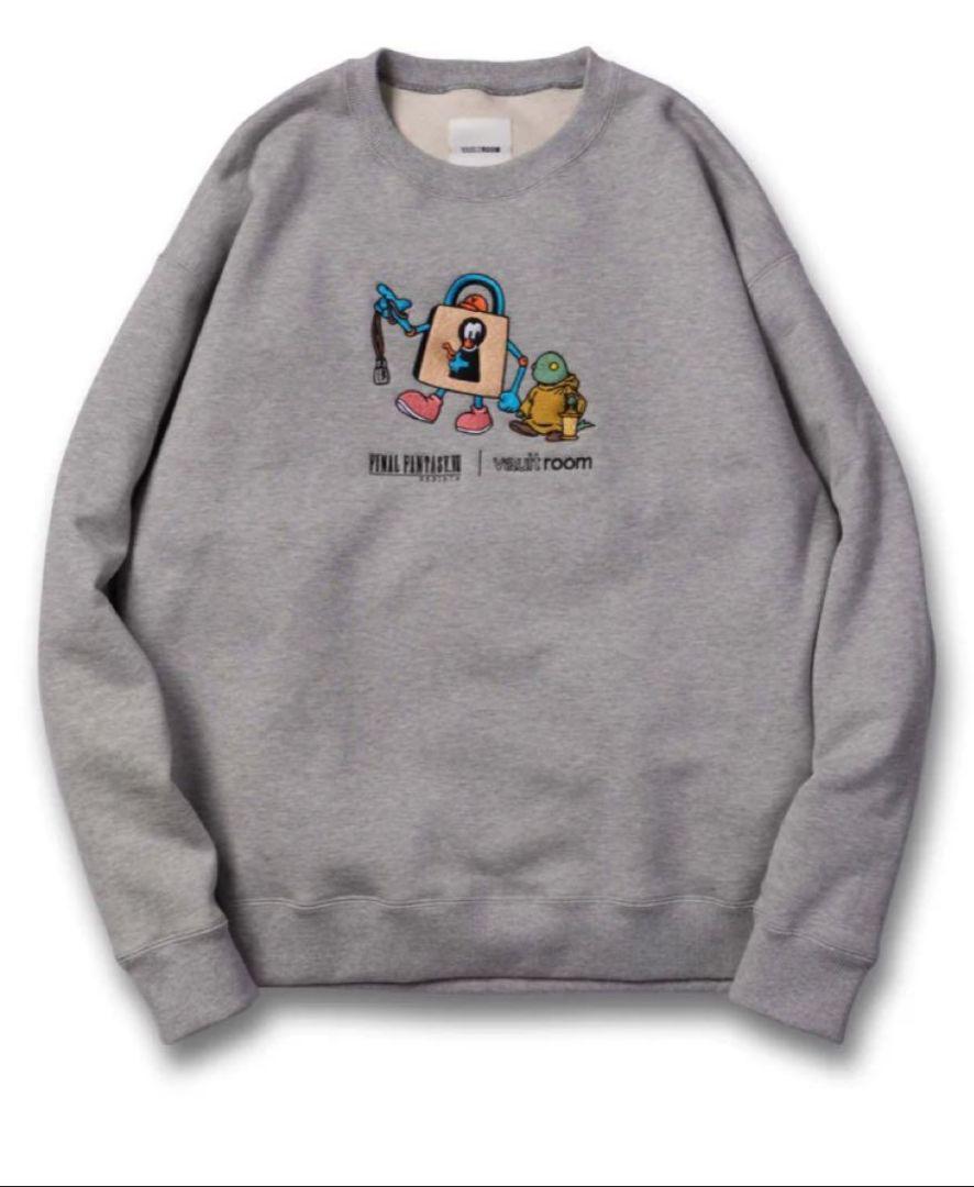 VR × TONBERRY CREWNECK 〈FFVII REBIRTH × vaultroom〉 / BLK