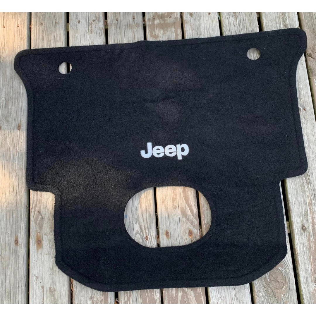 NEW Jeep Wrangler 4 Door Reversible Carpet Rubber Cargo Trunk Mat 5SW531X9AA OEM