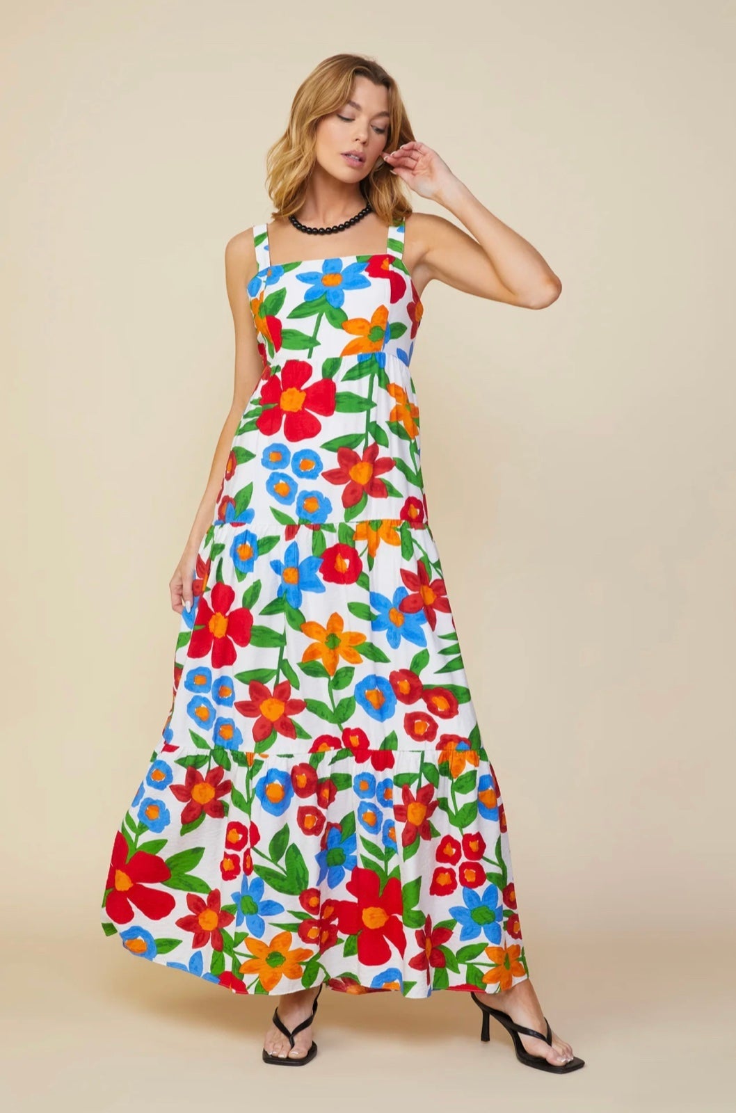 ISABEL FLORAL MAXI DRESS