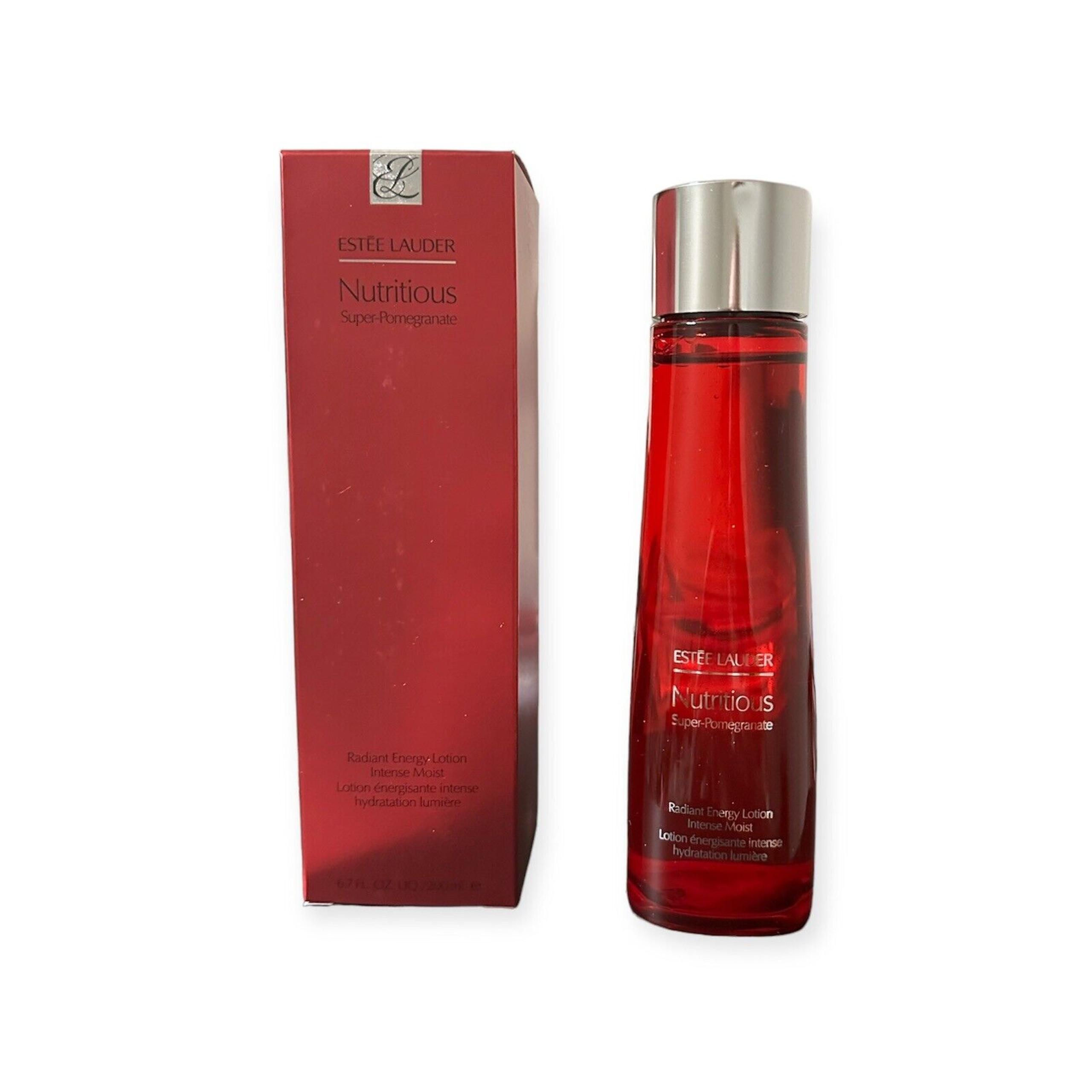 Estee Lauder Nutritious Super Pomegranate Radiant Energy Lotion Intense 6.7 Oz