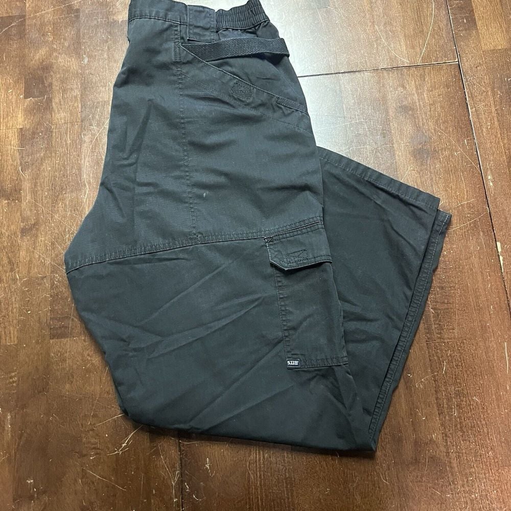 5.11 Tactical Stryke EMS Pants Mens 38x30 Black Double Knee Work Ripstop Cargo