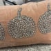 Thanksgiving Fall Autumn Pumpkin Embroider & Beading Pillow