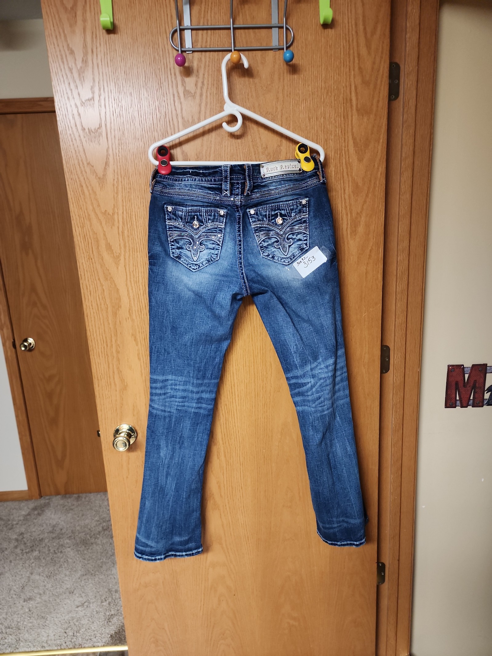 Rock revival jeans women 30x32 great condition number 3153