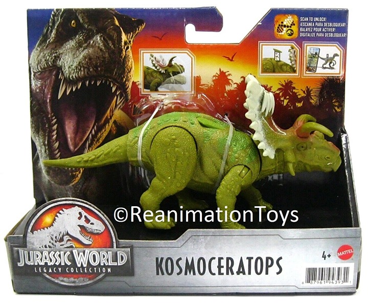 Jurassic World Park Dominion Legacy Head-Striking Kosmoceratops Dinosaur NIB