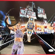 WWE NXT Bianca Belair Signed 11x14 Photo Autograph Wrestlemania JSA COA