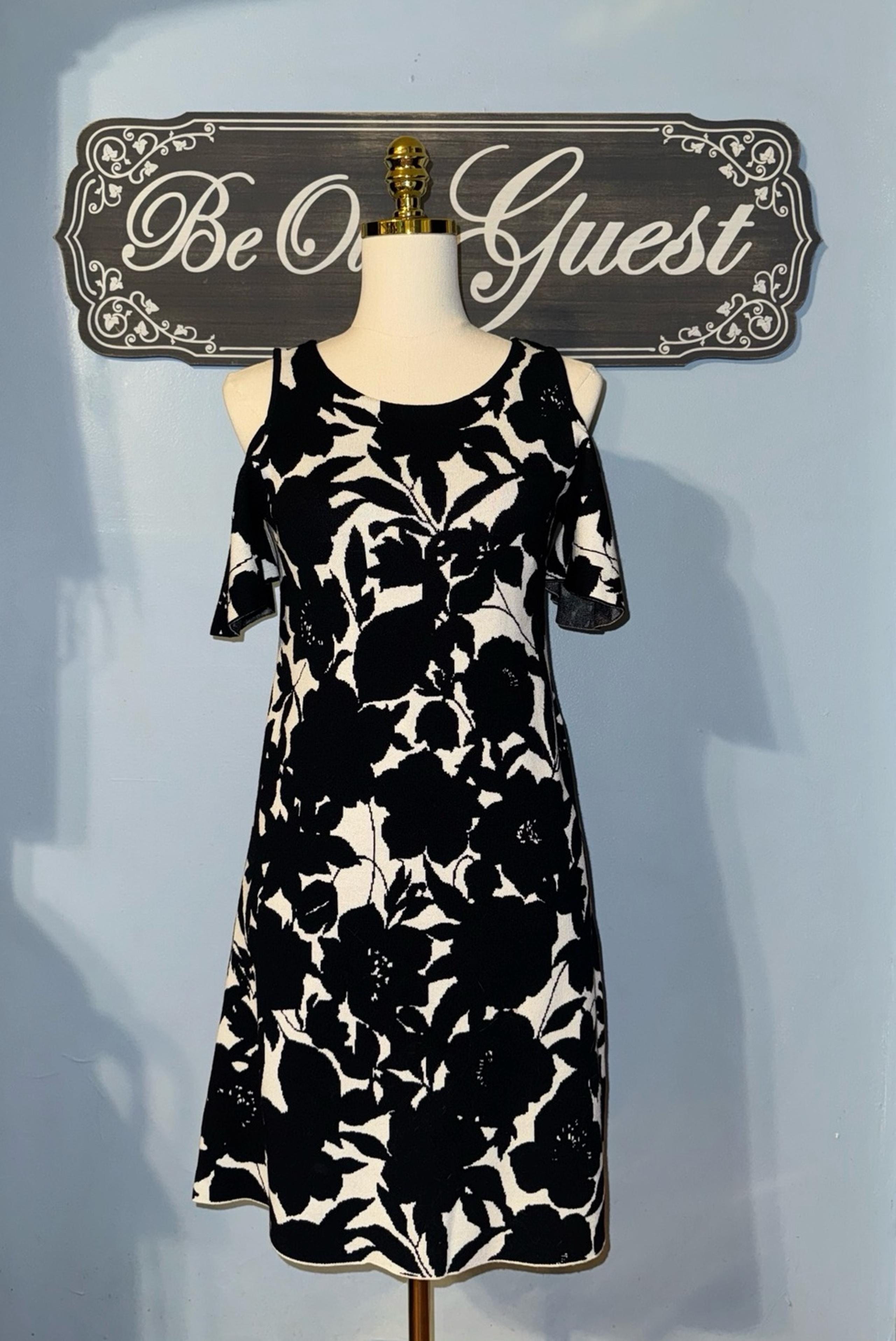 Ann Taylor cold shoulder style sweater dress