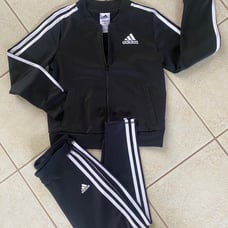 Adidas 3-Stripes Track Suit in Black