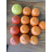 VTG Florida Ceramic Prop Fruit Orange Citrus Tropical Grocery Faux Display 13 Pc