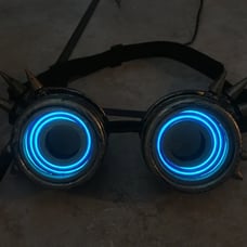 Glowing Steampunk Goggles