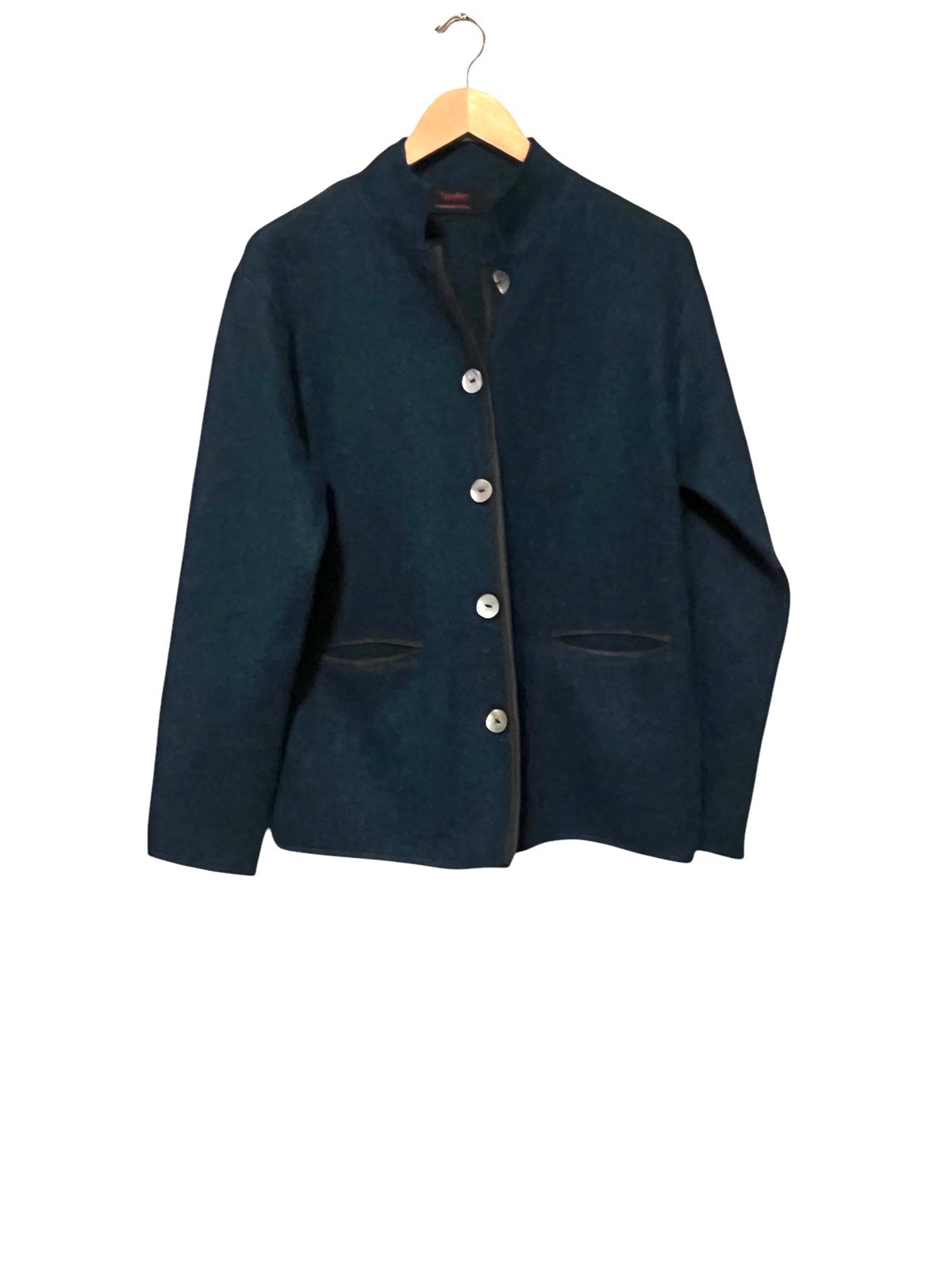 Tey-Art Skirt Womens teal Alpaca wool Hand Made Peru jacket