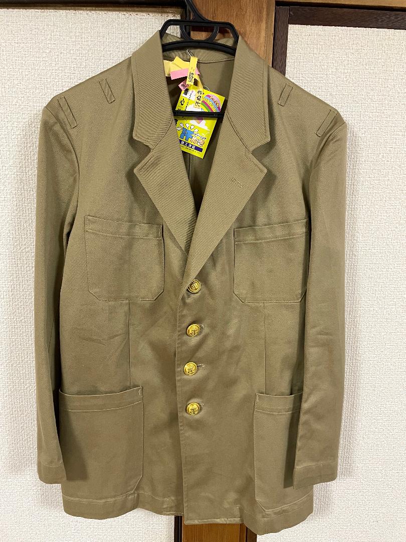French Navy Officer Khaki Summer Jacket 1960s