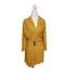 Moth S Duster Cardigan Sweater Mustard Yellow Gold Sweater Belted Open Front....
