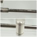 ⚪︎⑩ Excellent Condition Hermes Agenda Ballpoint Pen Silver, Refillable, 10CM