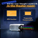 AGREAGO Projector Portable, 5G Wifi Wireless Projector with Remote Control, Home