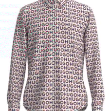 Men Hugo Boss slim fit button down shirt
