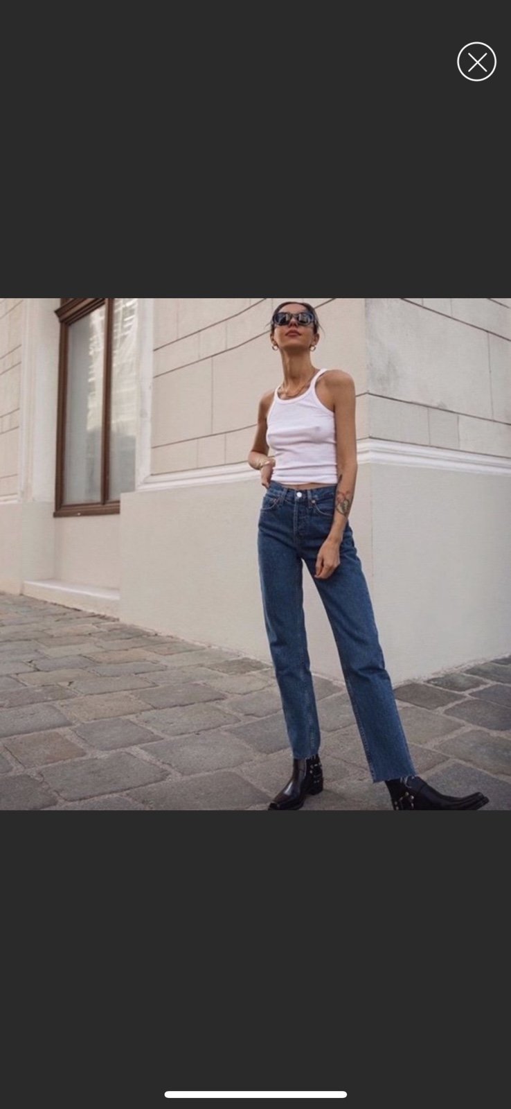 Re/Done Revolve Original Dark Jeans