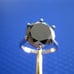 4.50ct 100% REAL NATURAL BLACK DIAMOND RING, CERTIFICATE,FR EE DIA TESTER Size 8