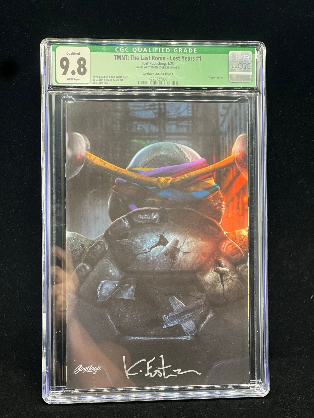 CGC 9.8 TMNT: The Last Ronin - Lost Years #1 Comic Book Signed by Kevin Eastman