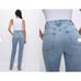 Good American GOOD ICON STRAIGHT SUPER COMPRESSION JEANS 14/32 Classic Boot Blue