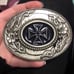 Iron Cross with Flowers and Snake Belt Vintage Punk Rock Buckle Pin Up Rockabill