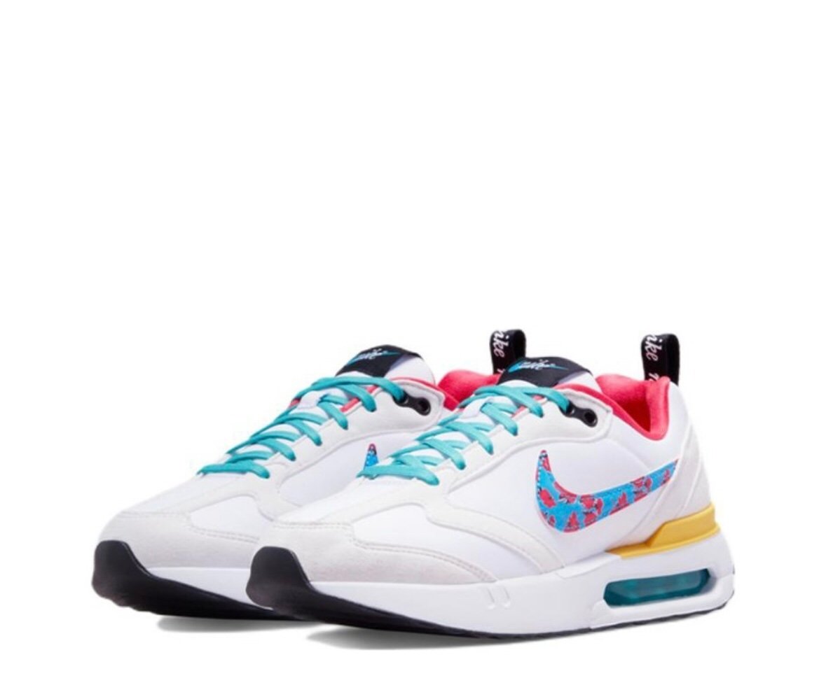 Nike Air Max Dawn Gs White Teal Multi Kids Shoes DQ7772-100 SIZE 6.5Y