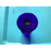 Cobalt Blue Wine Stemmed Glass Glasses Stemware Goblet Bar 7 7/8 Tall Lot of 5