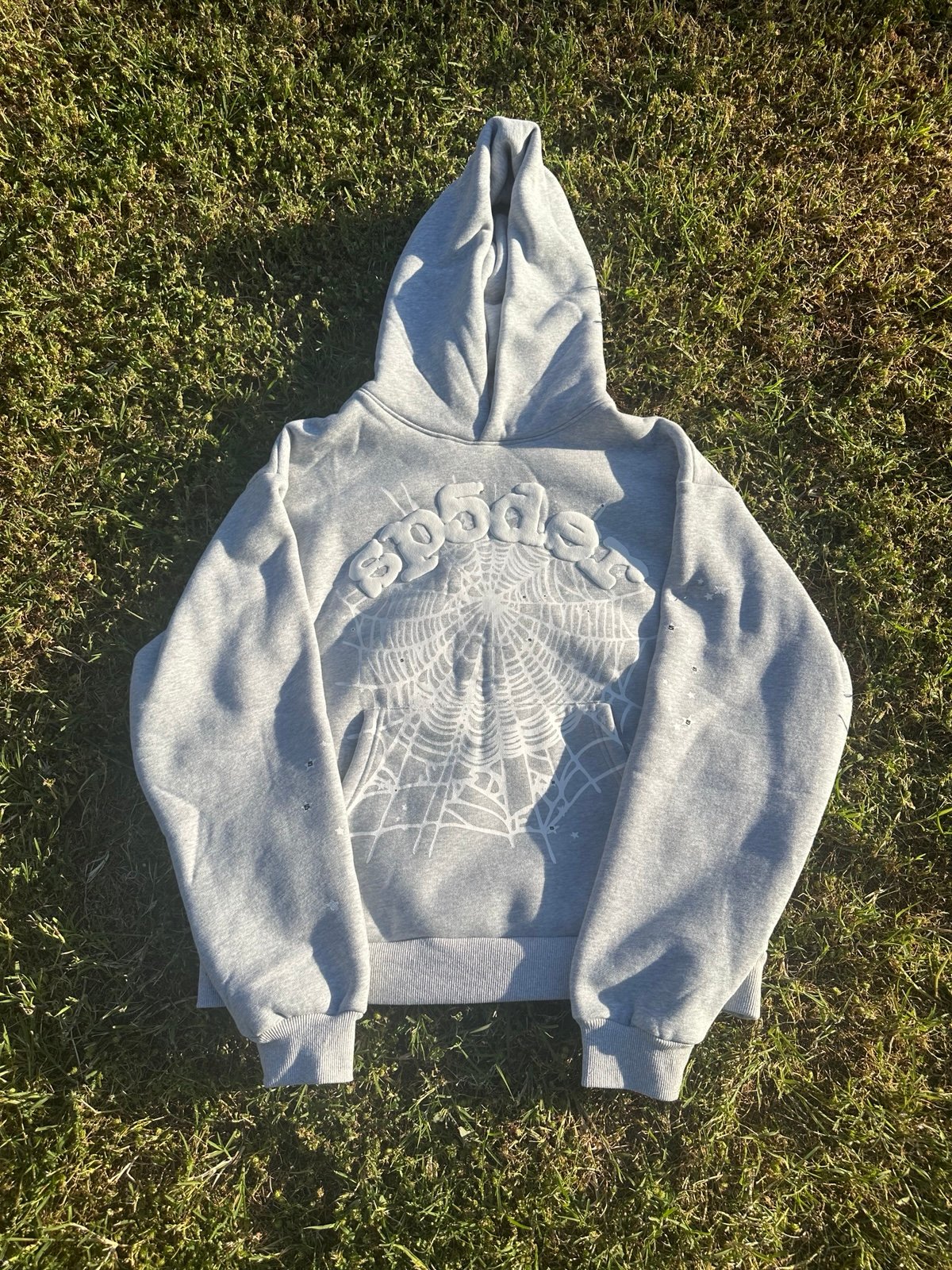 Sp5der Hoodie Heather Grey
