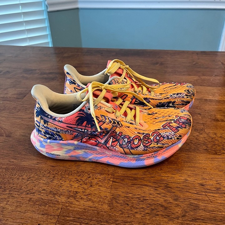 Women’s Asics Noosa Tri 14 Tropical Orange sneakers shoes size 6.5