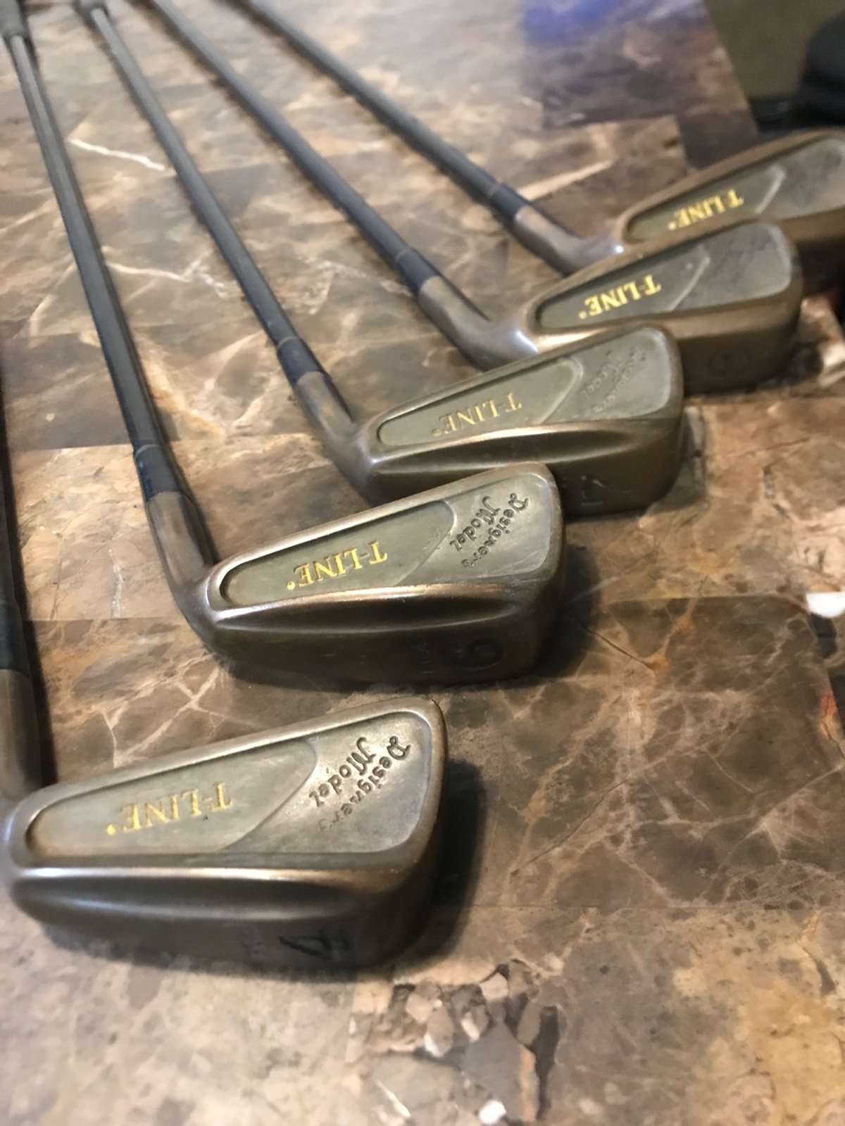 PGA Designer Model T-Line 5 Golf Club Set 4,6,7,8,9 Iron 35”
