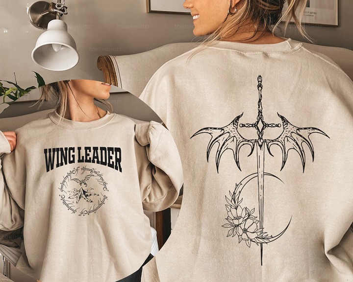 Leader Wings Double Sides Sweatshirt, Abraxos Sweatshirt, Abraxos Wings Shirt