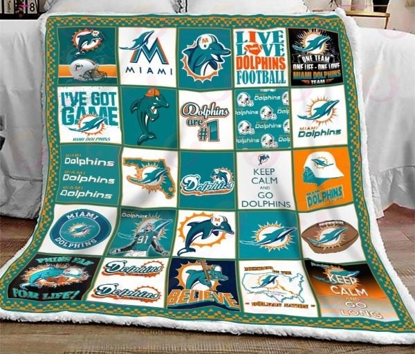NFL Miami Dolphins Fleece Blanket