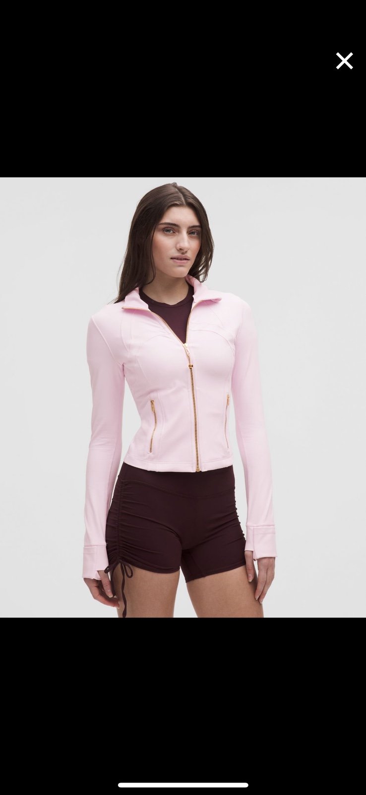 Lululemon Pink Organza Define Jacket
