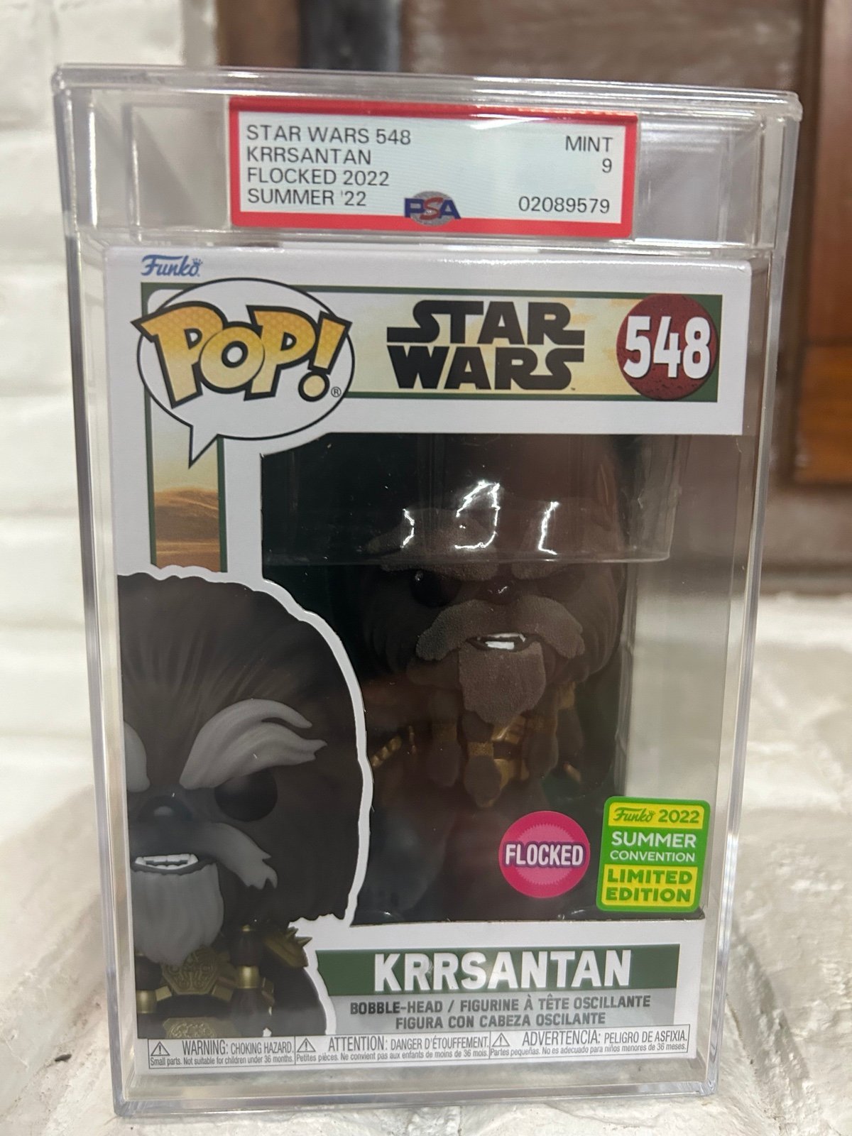 2022 Star Wars Krrsantan Funko Pop PSA Graded 9 Mint