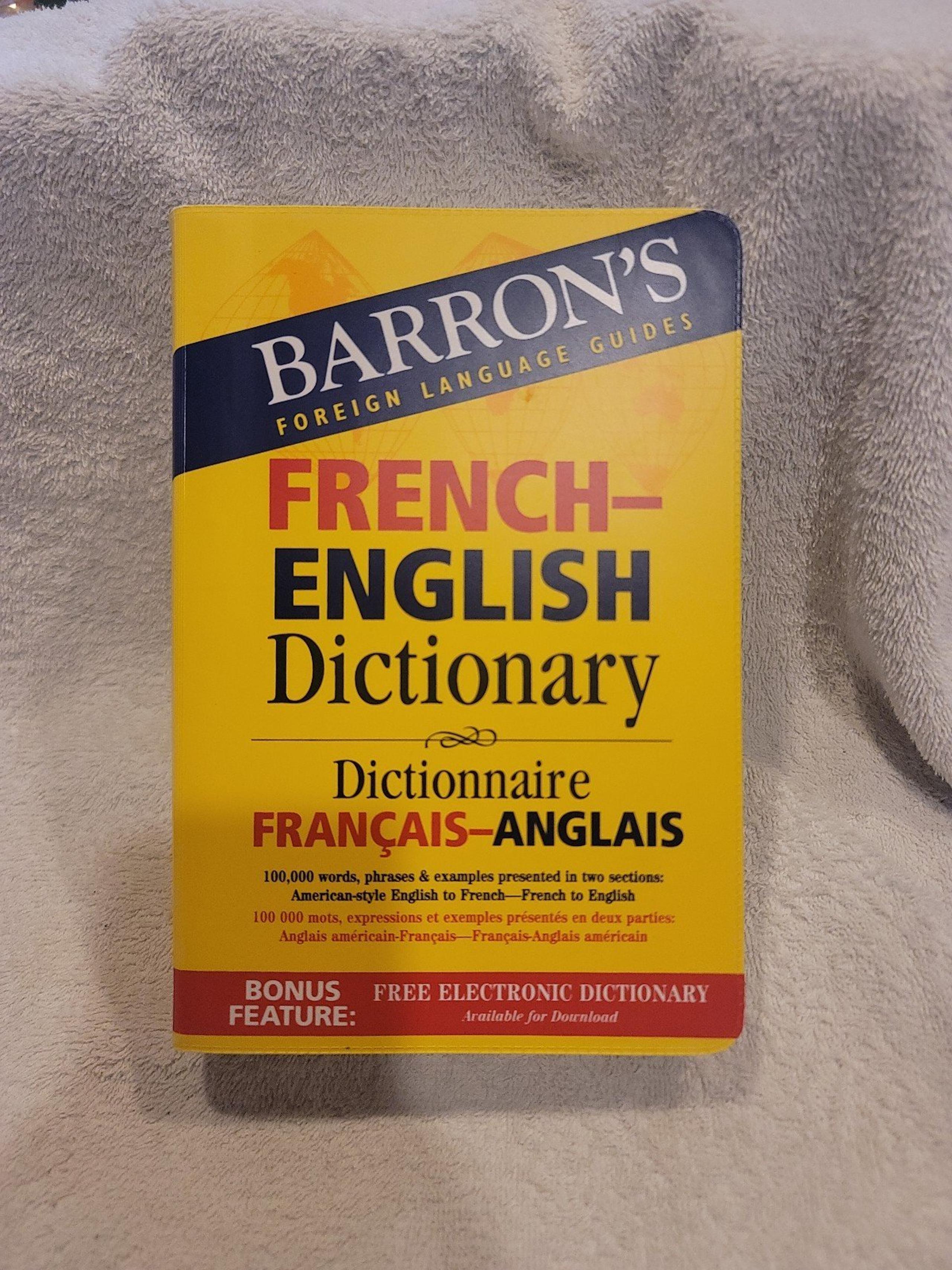 Barron's French-English Dictionary