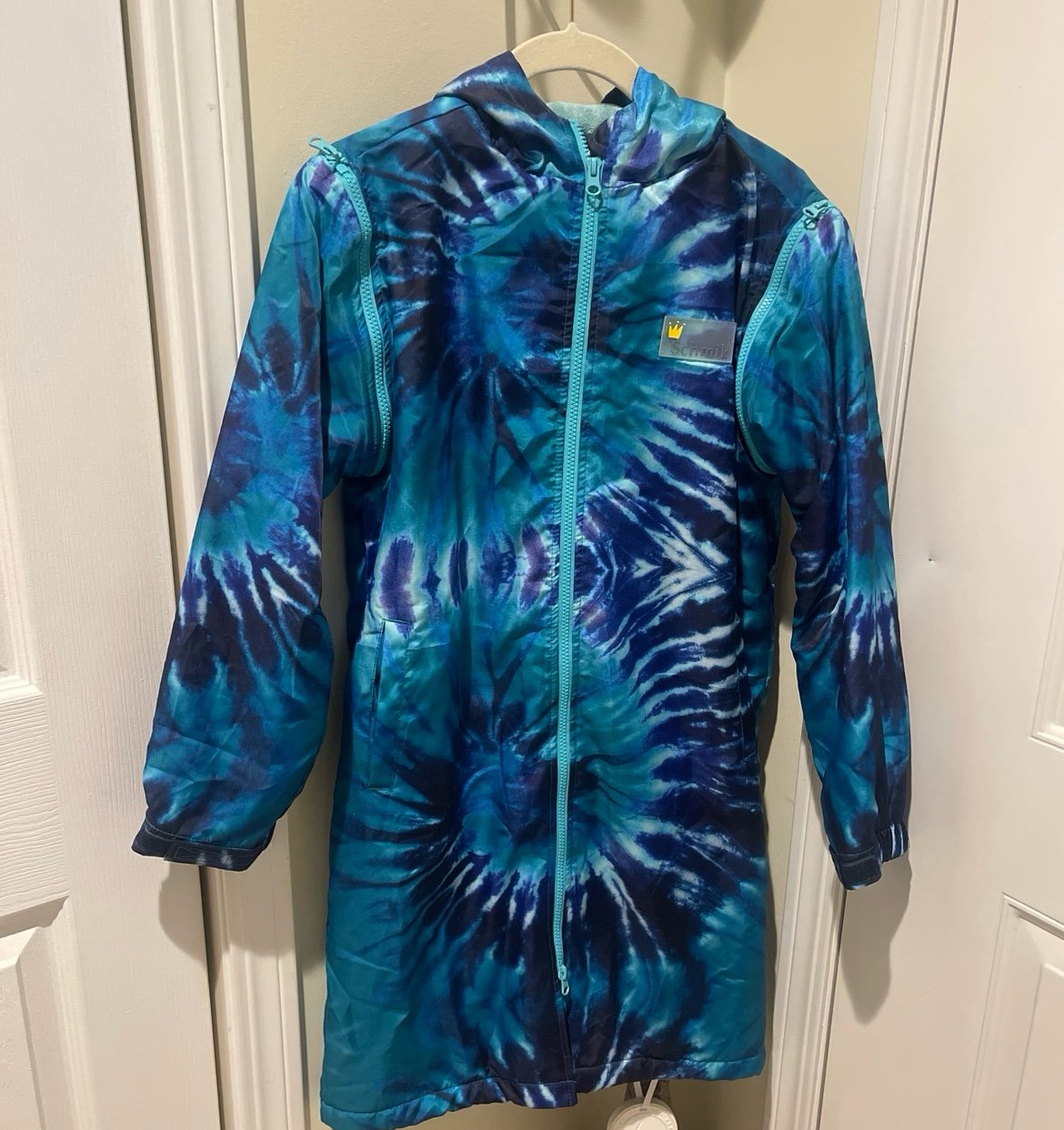 SCHMIK Unisex Swim Parka. Inc Swim Bag. Warm Change Coat. Girls, Boys & Kids.
