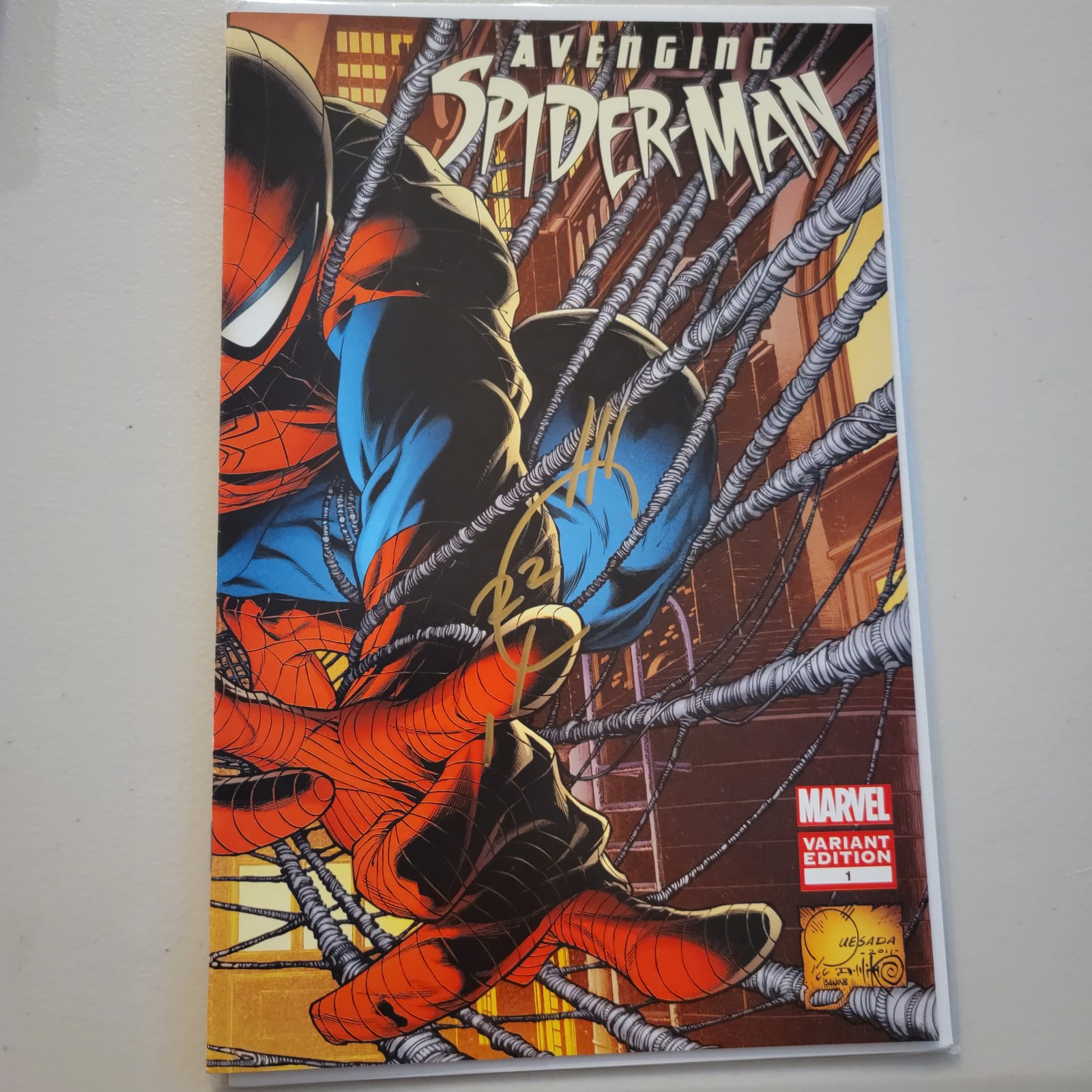 Avenging Spider-Man #1 - 1:50 Quesada Variant - SIGNED BY JOE QUESADA