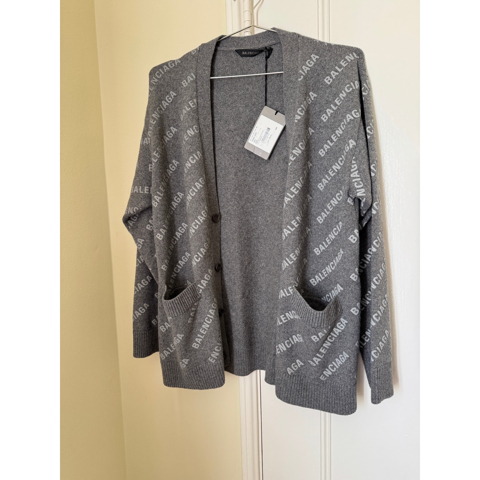Balenciaga cashmere sweater cardigan 1