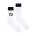 New Gucci Socks Black White Wool G Logo Size S