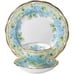 ROYAL ALBERT SENTIMENTS THANK YOU HYDRANGEA TRIO NEW IN THE HAT BOX