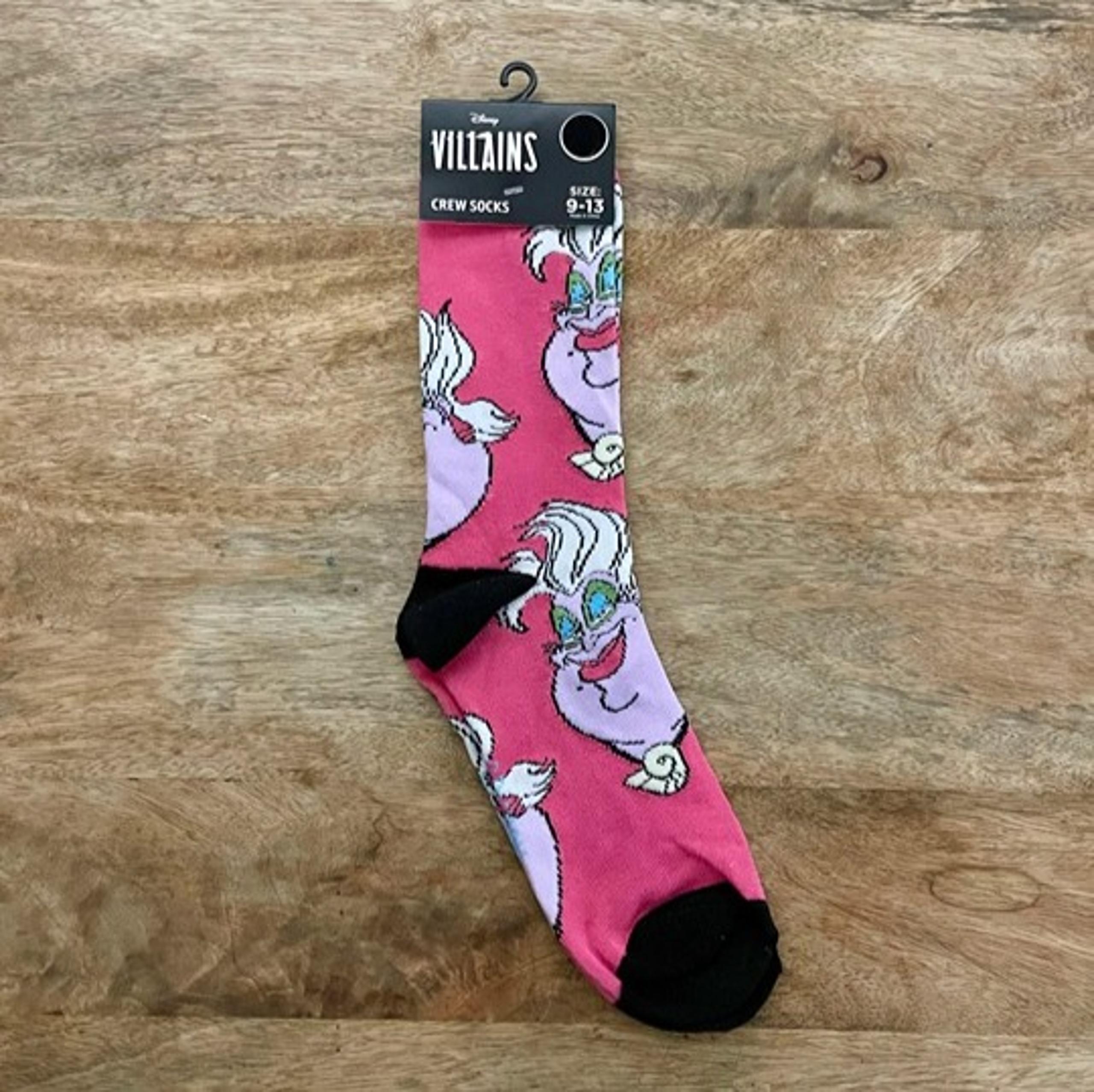 NEW Adult Disney Villains Ursula Socks