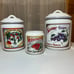 Vintage cooks bizarre canister set